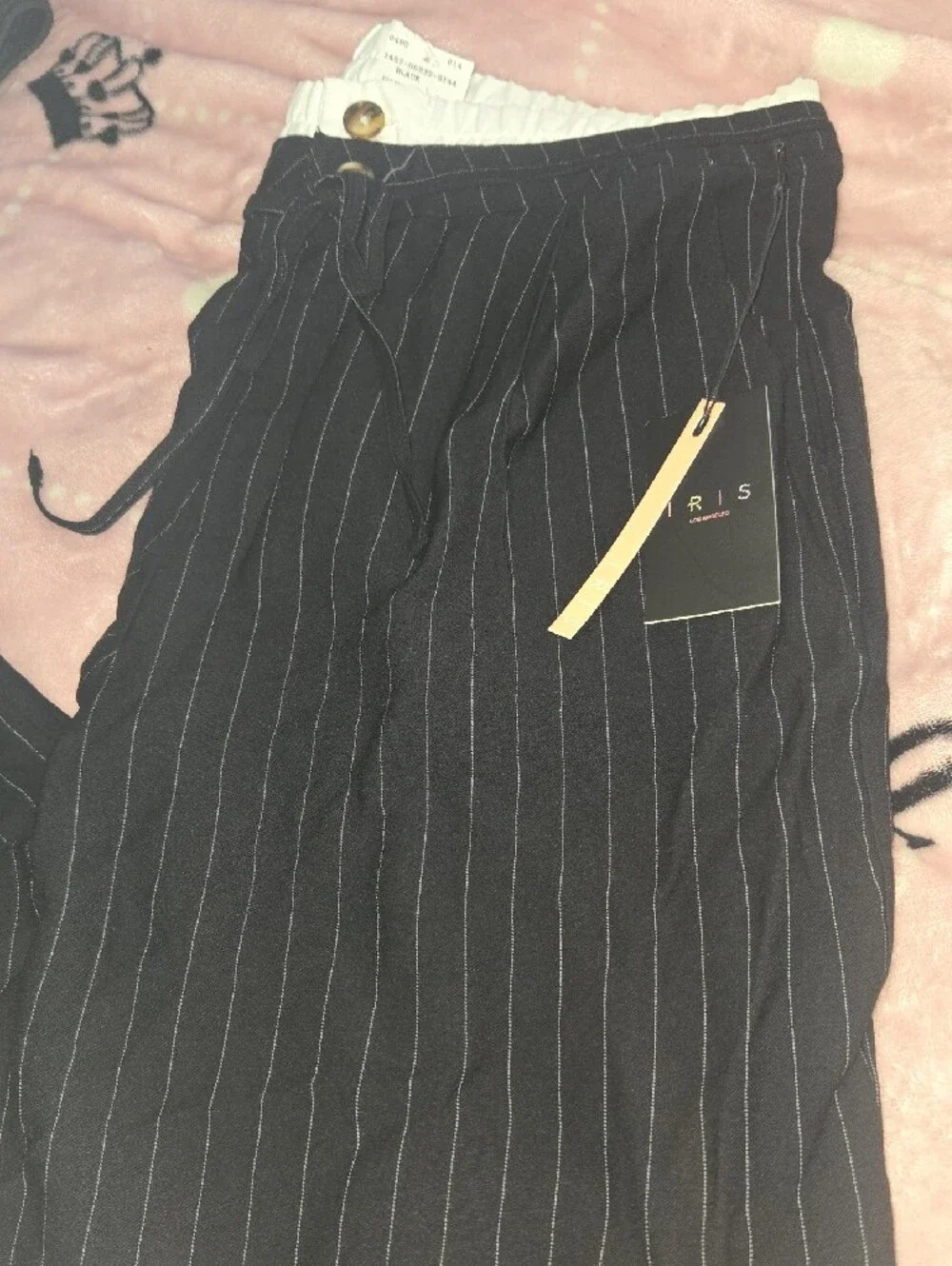 Black Pinstripe Two-Piece suit